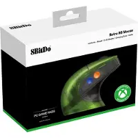 8Bitdo Retro R8 Mouse avec capteur optique PAW 3395 DPI 26K, souris sans fil 4K Polling avec station de charge, boutons programmables - Xbox Edition