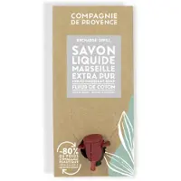 Compagnie De Provence - Liquid Marseille Soap Refill Cotton Flower 3 l (CDPSL03LCO) (Recharge de savon pour les mains, Savon liquide, 3000 ml)