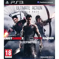 Ps3 Just Cause 2. Sleeping Dogs & Tomb Raider Bundle Clair PAL