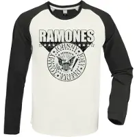 Ginza.se T-shirt manches longues de Ramones - Amplified Collection - 3D Crest - S - 3XL - pour Homme - multicolore - Taille M