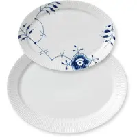 Royal Copenhagen Assiette Mixed Oval Platters-28 Cm &amp; 35 Cm