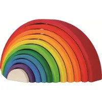 Goki Rainbow Building Blocks Construction Game Multicolore Enfants