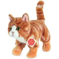 Teddy HERMANN® Teddy Hermann Chat debout, tigré rouge, 20 cm 906827