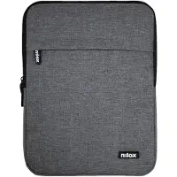 Nilox Laptop Hülle SLEEVE Grau (15.60"), Sac pour notebook, Gris