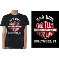 Motley crue T-Shirt Bad Boys Shield Homme Noir - Taille M