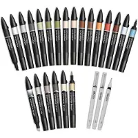 Winsor & Newton Promarker set, Interiors wallet 25+1pcs (25x)