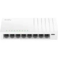 Cudy Switch GS108U (8 ports), Switch réseau, Blanc