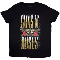 Guns n' Roses T-Shirt Big Guns Femme Noir - Taille L