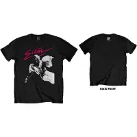 John, Elton T-Shirt Pink Brush Homme Noir - Taille L