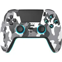Freaks and Geeks Manette Sans Fil Bluetooth Led White Camo Ps5