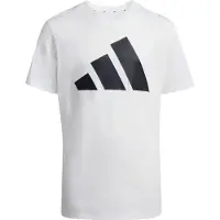 Adidas T-Shirt 'Essentials' noir / blanc