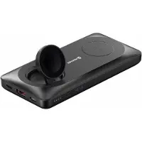 Swissten Powerbank 10 000 mAh, 2en1 pour Aplle Watch et Magsafe, noir 22013973