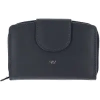 Golden Head Cuir porte-monnaie Polo RFID Protect Damenbörse mit RV 3319 Marineblau bleu marine