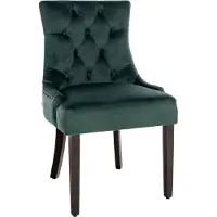 CLP Chaise de salle à manger Aberdeen velours