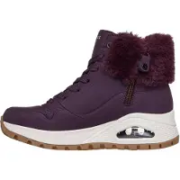 SKECHERS Bottines lie de vin