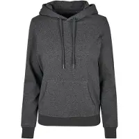 Build Your Brand Ladies Basic Hoody Charcoal - Build Your Brand BB007 - Taille M