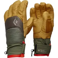Black Diamond - Gants de freeride en PrimaLoft&reg; et en GORE-TEX - Impulse Gloves Beeswax Walnut en Cuir - Taille S - Jaune