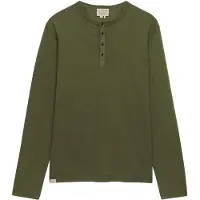 Superdry Slub Grandad Long Sleeve T-shirt Vert 2XL Homme