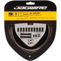 Jagwire Kit Câble Et Gaine De Dérailleur Double Plateau - Passage De Vitesses Fluide -