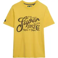 Superdry T-Shirt 'Industry Worker' miel / noir