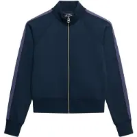 Superdry pour femme. W2012677A Essential Logo Zip Sweatshirt navy (S), Casuel, Sport, Coton, Manche longue, Marine