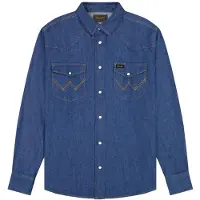 Wrangler Western Long Sleeve Shirt Bleu 3XL Homme