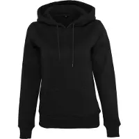 Build Your Brand Organic Hoodie Noir 5XL Femme