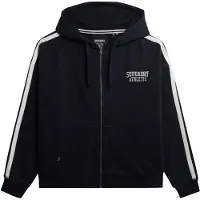 Superdry Veste de survêtement marine / blanc