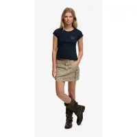 Superdry Cargo Mini Skirt Beige XS Femme