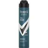 Rexona Déodorant - - Men Advanced Protection - 200mL - Invisible Black &amp; White - Sans alcool