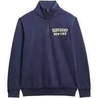 Superdry Sweat-shirt 'Vintage Athletic' marine / blanc