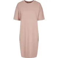 Build Your Brand Ladies Organic Oversized Slit Tee Dress duskrose - Build Your Brand BY181 - Taille M