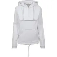 Build Your Brand Sweat Pull Over Hoodie Blanc 5XL Femme