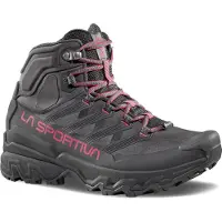 La Sportiva - Chaussures de randonnée journée en GORE-TEX - Ultra Raptor 3 Mid W GTX Onyx/Azalea pour Femme - Taille 39 - Gris