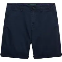 Superdry Femme Short Chino Coupe Décontractée Navy Taille: 34