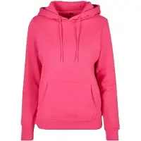 Build Your Brand Ladies Basic Hoody Hibiskus Pink - Build Your Brand BB007 - Taille M