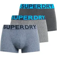 Superdry Boxers graphite / gris basalte / gris chiné / noir