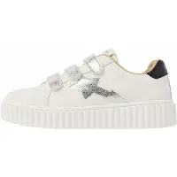 British knights Baskets basses 'BLISS VELCRO' argent / blanc