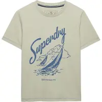 Superdry T-shirt 'Heritage Hamptons' bleu clair / kaki
