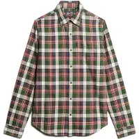 Superdry Vintage Check Long Sleeve Shirt Multicolore M Homme
