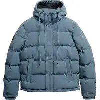 Superdry Everest Short Puffer Jacket Gris S Homme