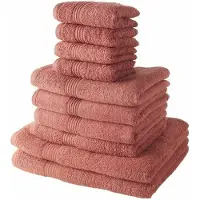 TODAY Ensemble de serviettes Terracotta 10 pièces -