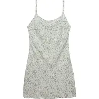 Superdry Printed Cami Mini Sleeveless Short Dress Beige M Femme