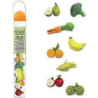 Safari Ltd Fruits & Vegetables TOOB, 3 ans, Fruits et légumes, Multicolore