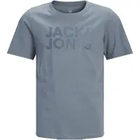 Jack & Jones Junior T-Shirt 'JJEcorp' opal / bleu-gris