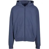 Build Your Brand Ultra Heavy Full Zip Sweatshirt Bleu S Homme