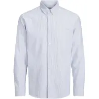 JJ REBEL Chemise 'JREBOSCAR' bleu clair / blanc