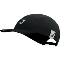 Compressport - Casquette légère - 5 Panel Light Cap Black - Noir