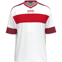 Jako Maillot Club 92 KA blanc/rouge/marron S