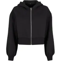 Build Your Brand Oversized Full Zip Sweatshirt Noir M Femme